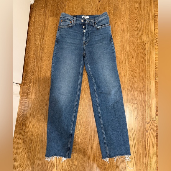 Re/Done Denim - Re/Done Stovetop Blue Denim Jeans